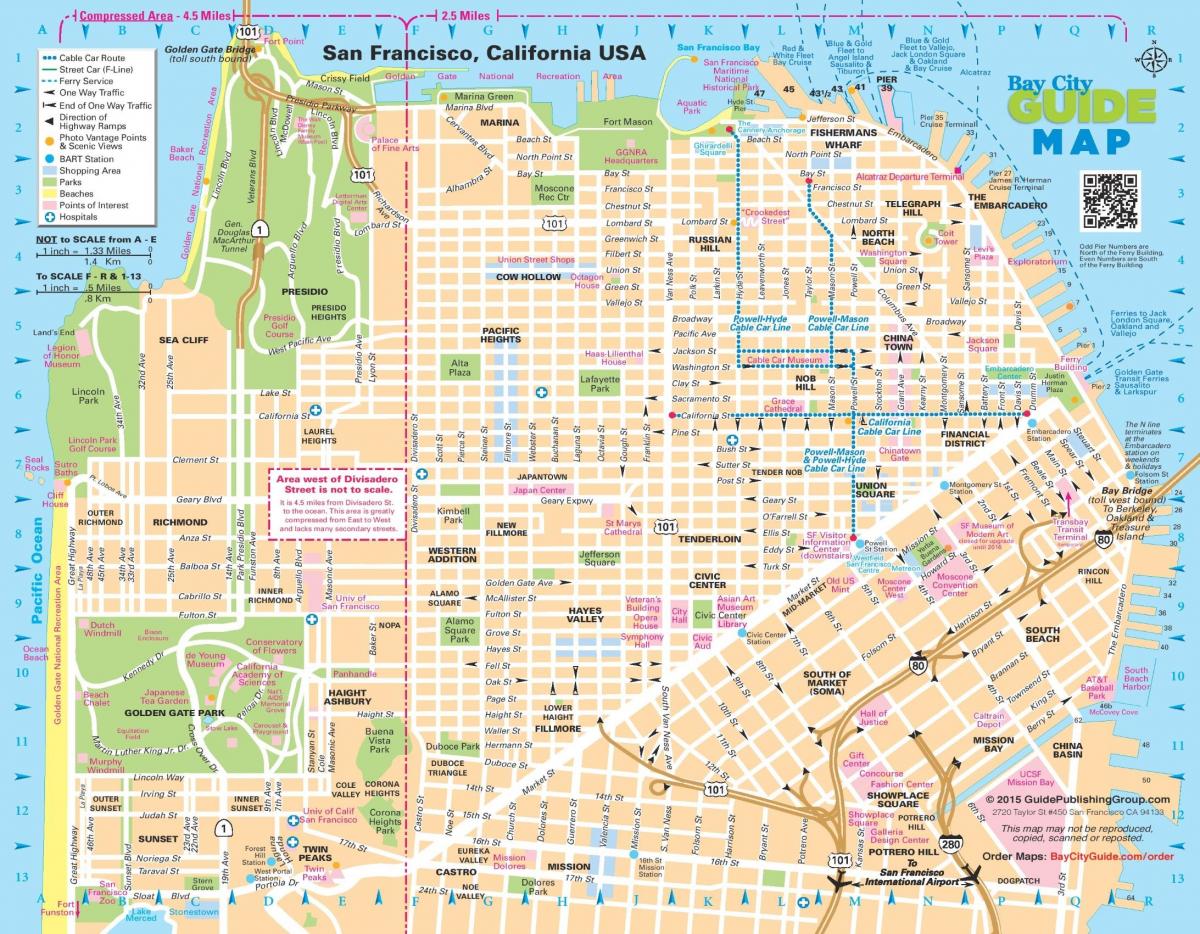 El mapa de calles de San Francisco