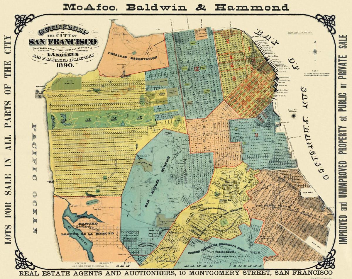 Mapa histórico de San Francisco